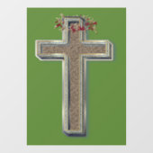 Autocollant de fenêtre d'entreprise Fond vert (Feuille)