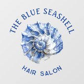 Autocollant de fenêtre d'entreprise logo coquille  (Feuille)