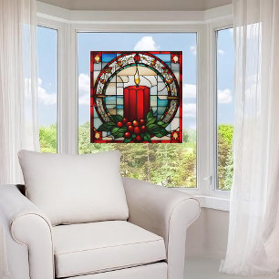 Autocollant de fenêtre en verre teinté faux pour b