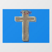 Autocollant de fenêtre Fond bleu (Feuille)