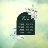 Autocollant de fenêtre heures d'ouverture de la ve (Feuille 3)