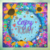 Autocollant de fenêtre «Inspirivité» pour aujourd' (Feuille 3)