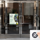 Autocollant de fenêtre personnalisé pour services  (Porte de bureau)