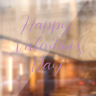 Autocollant de fenêtre pour la Saint-Valentin