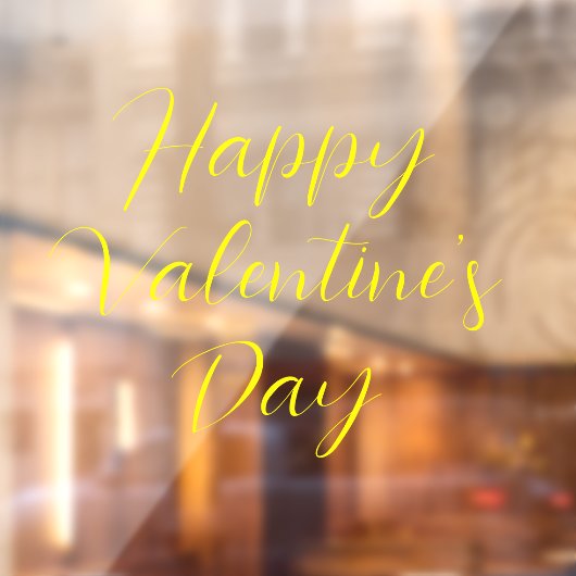 Autocollant de fenêtre pour la Saint-Valentin (Feuille 2)
