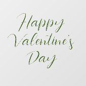 Autocollant de fenêtre pour la Saint-Valentin (Feuille)