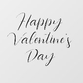 Autocollant de fenêtre pour la Saint-Valentin (Feuille)