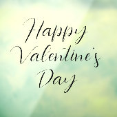 Autocollant de fenêtre pour la Saint-Valentin (Feuille 3)