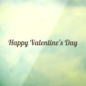 Autocollant de fenêtre pour la Saint-Valentin (Feuille 3)