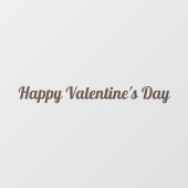 Autocollant de fenêtre pour la Saint-Valentin (Feuille)