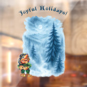 Autocollant de fenêtre pour les fêtes d'hiver d'en (Feuille 2)