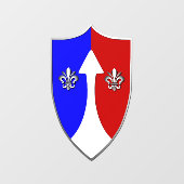 Autocollant de fenêtre pour patch de 72e Ordnance (Feuille)