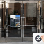 Autocollant de fenêtre pour services aux entrepris (Porte de bureau)