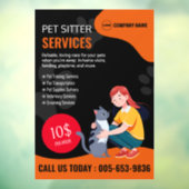 Autocollant de fenêtre pour services de gardien de (Feuille 3)