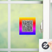Autocollant de fenêtre promotionnel pour code QR p (Maison)