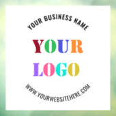 Autocollant de fenêtre promotionnel pour site Web  (Feuille 3)