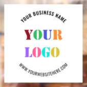 Autocollant de fenêtre promotionnel pour site Web  (Feuille 2)