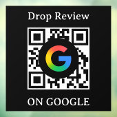 Autocollant de fenêtre QR Code pour Google Avis (Feuille 3)