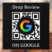 Autocollant de fenêtre QR Code pour Google Avis (Feuille 2)