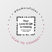 Autocollant de fenêtre - QR - Collection PURE (Feuille)