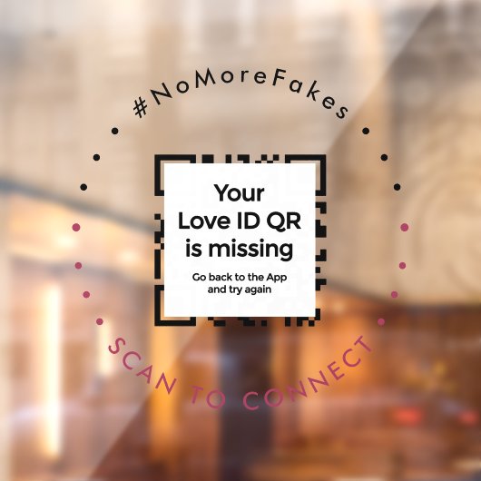 Autocollant de fenêtre - QR - Collection PURE (Feuille 2)