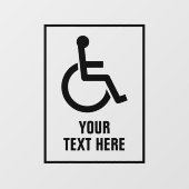 autocollant de fenêtre statique du panneau de faut (Feuille)