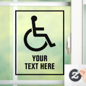 autocollant de fenêtre statique du panneau de faut (Maison)