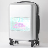 Autocollant de fenêtre sur mesure Spaced Out 14x14 (Sur valise)