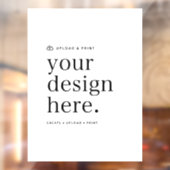 Autocollant de fenêtre Votre création téléchargée  (Feuille 2)