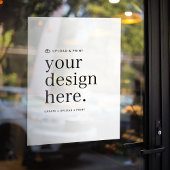 Autocollant de fenêtre Votre création téléchargée 