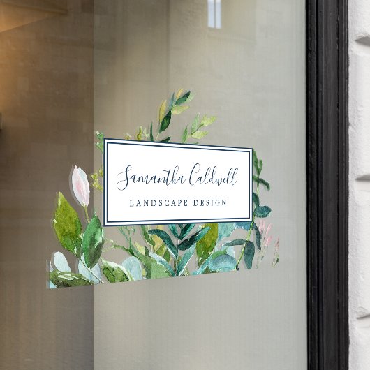 Autocollant de fenêtres de porte pour l'entreprise