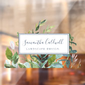 Autocollant de fenêtres de porte pour l'entreprise (Feuille 2)