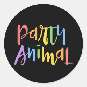 Autocollant de fêtard