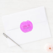 Autocollant de fête d'anniversaire de beauté de ta (Enveloppe)