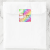 Autocollant de fête d'anniversaire de crème glacée (Sac)