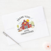 Autocollant de fête d'anniversaire de ferme (Enveloppe)