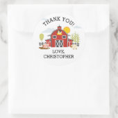 Autocollant de fête d'anniversaire de ferme (Sac)