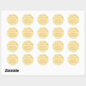 Autocollant de fête d'anniversaire Fun Bunting (Feuille)