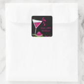Autocollant de fête d'anniversaire Pink Watermelon (Sac)