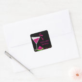 Autocollant de fête d'anniversaire Pink Watermelon (Enveloppe)
