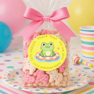 Autocollant de fête d'anniversaire pour une fête a