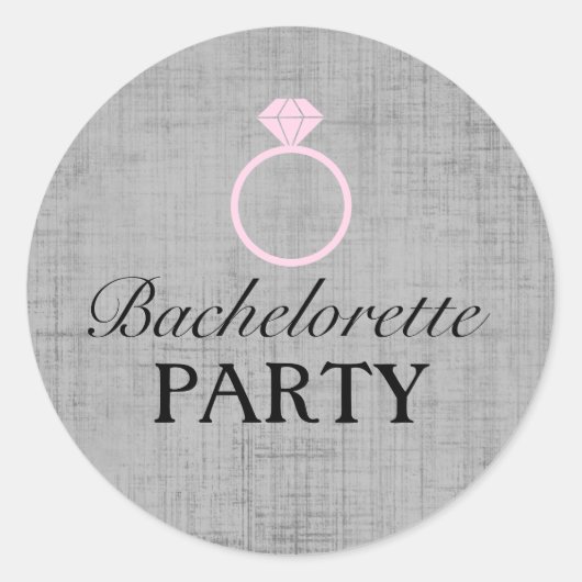 Autocollant de fête de bachelorette à conception d (Devant)