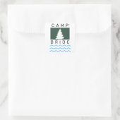 Autocollant de fête de bachelorette de Camp Bride (Sac)