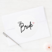 Autocollant de fête de Bachelorette de script mini (Enveloppe)
