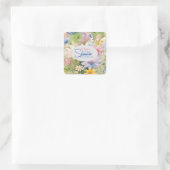 Autocollant de Fête de Mariage aux Fleurs Sauvages (Sac)
