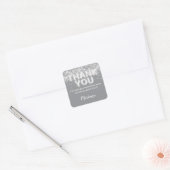 Autocollant de fête gris et argent pour faveurs (Enveloppe)
