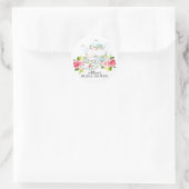 Autocollant de fête prénuptiale aquarelle Tea Part (Sac)