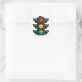 Autocollant de feu de circulation rouge jaune vert (Sac)