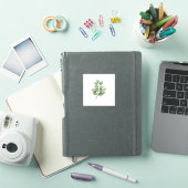 Autocollant de feuille d'eucalyptus de luxe Vert s (Couverture iPad)
