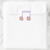 autocollant de feuilles de musique (Sac)